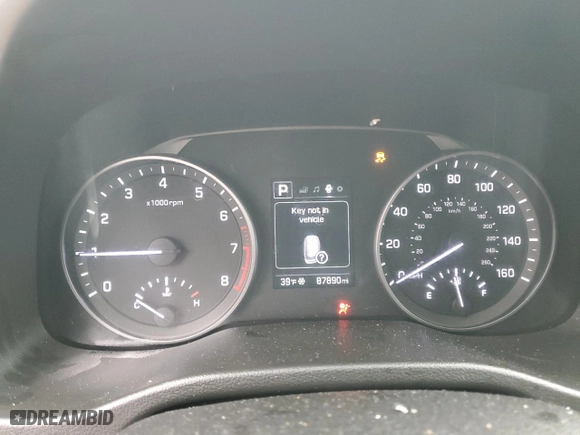 2018 Hyundai Elantra SEL with VIN 5NPD84LF4JH250301, listed as a Copart auction lot 85572814 with 87,890 mi miles and Salvage Title. Bid and sale history available at carsss.com. Image 9.