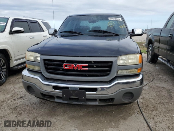 2006 GMC Sierra 1500 SLE1 z VIN 1GTEC19V76Z263043, wystawiony jako Copart lot #75045924 z przebiegiem Nie podano mil oraz Nie do naprawy • Non repairable. Historia ofert i sprzedaży dostępna na DreamBid. Obrazek 5.
