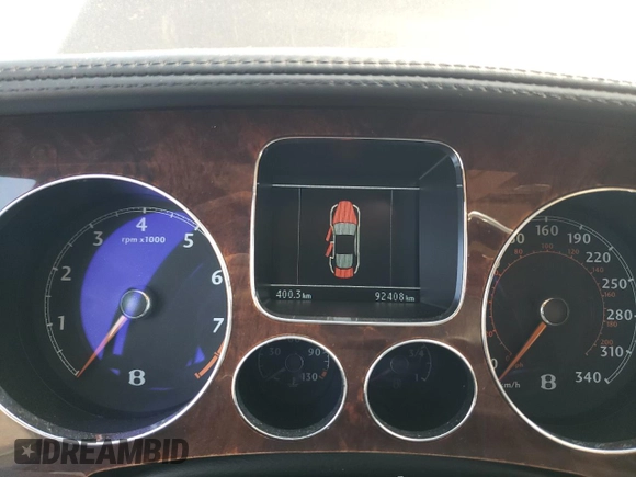 2006 Bentley Flying Spur z VIN SCBBR53W06C032405, wystawiony jako Copart lot #71853094 z przebiegiem 92 408 mil mil oraz Tytuł czysty. Historia ofert i sprzedaży dostępna na DreamBid. Obrazek 9.