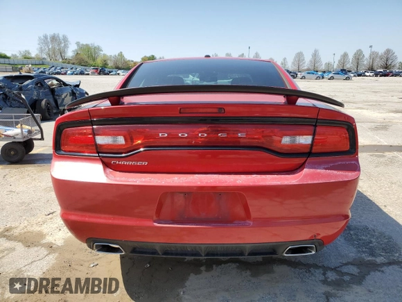 2012 Dodge Charger SXT with VIN 2C3CDXHG8CH136053, listed as a Copart auction lot 51967325 with 127,218 mi miles and Salvage Title. Bid and sale history available at DreamBid. Image 6.