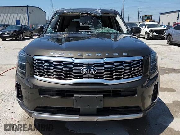 2021 Kia Telluride EX with VIN 5XYP34HCXMG188876, listed as a Copart auction lot 58031525 with 74,182 mi miles and Salvage title. Bid and sale history available at DreamBid. Image 14.