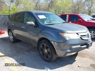 2008 Acura MDX Tech Pkg with VIN 2HNYD28398H504923, listed as a IAAI auction lot 41993095 with 262,871 mi miles. Bid and sale history available at carsss.com. Image 1.