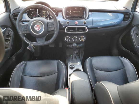 2017 FIAT 500X Lounge with VIN ZFBCFYDB0HP601372, listed as a Copart auction lot 56593345 with 44,962 mi miles and Salvage title. Bid and sale history available at DreamBid. Image 8.