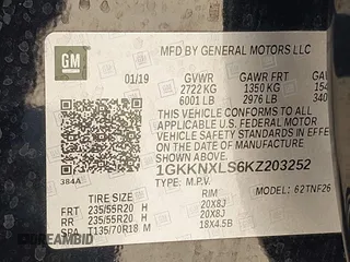 2019 GMC Acadia Denali with VIN 1GKKNXLS6KZ203252, listed as a IAAI auction lot 42505781 with 98,692 mi miles and . Bid and sale history available at DreamBid. Image 9.