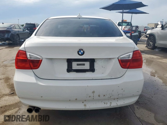 2008 BMW 3 Series 328i with VIN WBAVA37538NL46299, listed as a Copart auction lot 60355545 with 144,821 mi miles and Salvage title. Bid and sale history available at DreamBid. Image 6.