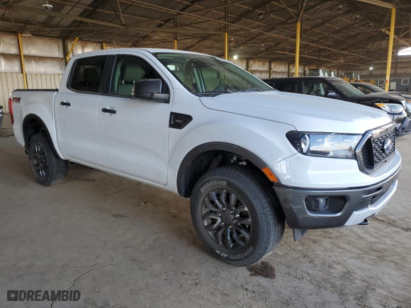 2020 Ford Ranger XL with VIN 1FTER4FH2LLA30894, listed as a Copart auction lot 53882715 with 21,270 mi miles and Salvage Title. Bid and sale history available at carsss.com. Image 4.