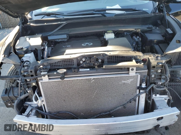 2020 Infiniti QX60 Luxe with VIN 5N1DL0MN9LC510053, listed as a Copart auction lot 46546345 with 28,164 mi miles and Salvage Title. Bid and sale history available at DreamBid. Image 12.