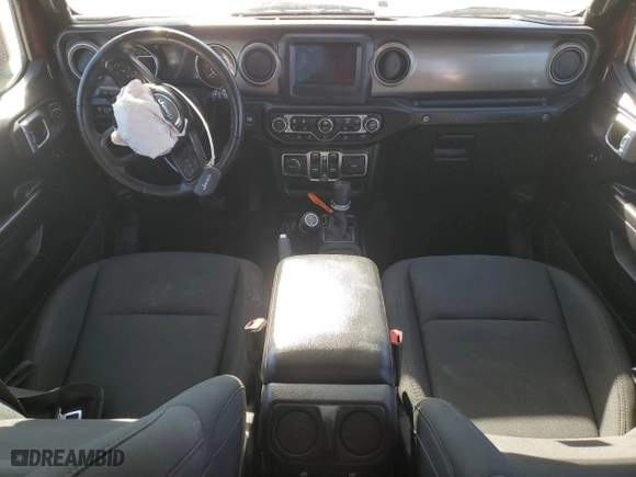 2021 Jeep Wrangler Unlimited Willys with VIN 1C4HJXDG4MW734322, listed as a Copart auction lot 50155775 with 45,963 mi miles and Salvage Title. Bid and sale history available at carsss.com. Image 8.