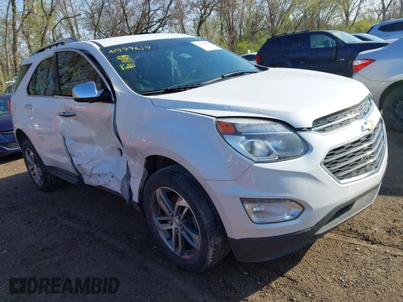 2017 Chevrolet Equinox Premier with VIN 2GNFLGE3XH6301818, listed as a IAAI auction lot 41999617 with 75,299 mi miles. Bid and sale history available at carsss.com. Image 6.