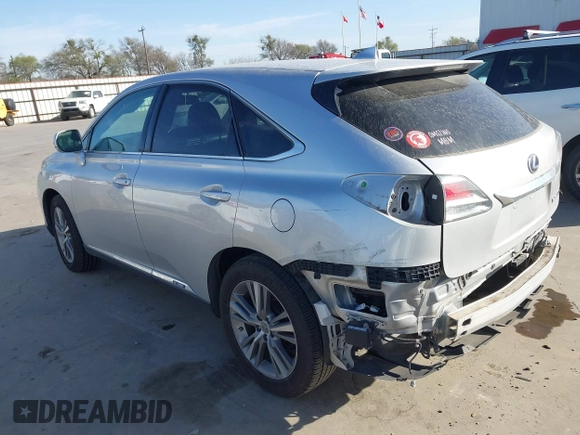 2015 Lexus RX 450h with VIN 2T2ZB1BAXFC004600, listed as a IAAI auction lot 41762810 with 138,747 mi miles and . Bid and sale history available at DreamBid. Image 3.