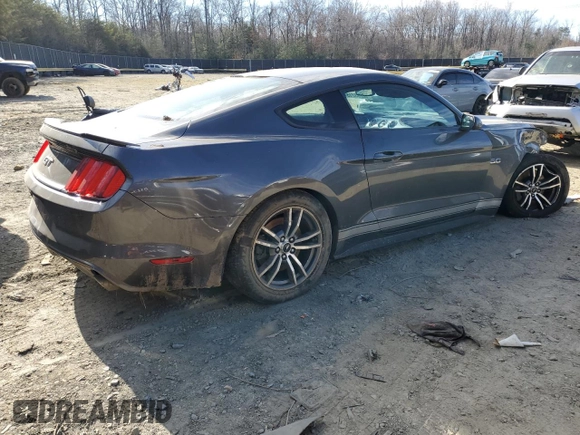 2017 Ford Mustang GT with VIN 1FA6P8CF8H5339467, listed as a Copart auction lot 46283215 with 54,239 mi miles and Salvage Title. Bid and sale history available at carsss.com. Image 3.