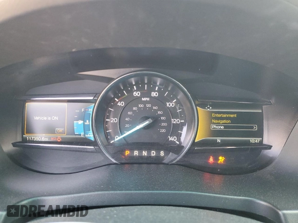 2018 Ford Explorer Sport with VIN 1FM5K8GT3JGB57766, listed as a Copart auction lot 55420595 with 117,350 mi miles and Salvage title. Bid and sale history available at DreamBid. Image 9.