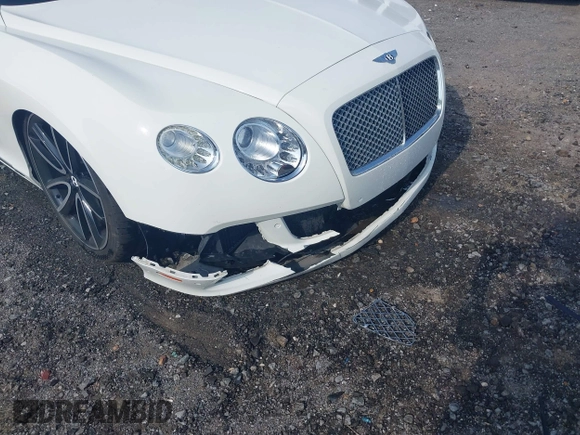 2012 Bentley Continental GT with VIN SCBGR3ZA1CC077130, listed as a IAAI auction lot 42138327 with 36,329 mi miles and . Bid and sale history available at DreamBid. Image 6.