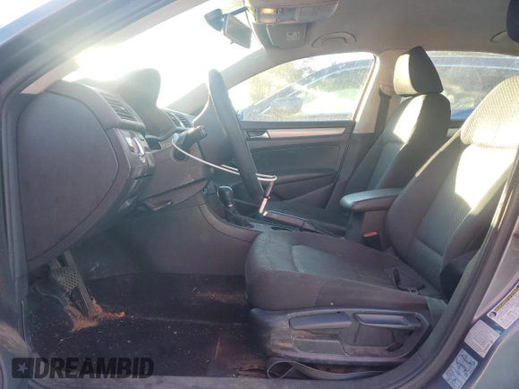 2015 Volkswagen Passat S with VIN 1VWAS7A36FC013288, listed as a Copart auction lot 76267614 with 145,434 mi miles and Salvage title. Bid and sale history available at DreamBid. Image 7.