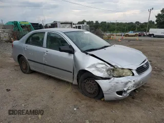 2006 Toyota Corolla CE with VIN JTDBR32E160091295, listed as a Copart auction lot 64252645 with 107,446 mi miles and Clean title. Bid and sale history available at DreamBid. Image 4.