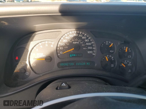 2003 Chevrolet Suburban LT with VIN 3GNGK26U63G257735, listed as a Copart auction lot 76520384 with 213,129 mi miles and Salvage Title. Bid and sale history available at carsss.com. Image 9.