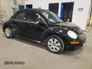 2009 Volkswagen Beetle S with VIN 3VWRG31Y49M406783, listed as a Copart auction lot 75182044 with 57,113 mi miles and Salvage title. Bid and sale history available at DreamBid. Image 4.