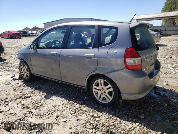 2007 Honda Fit Sport with VIN JHMGD38677S063204, listed as a Copart auction lot 48680995 with 233,496 mi miles and Salvage Title. Bid and sale history available at carsss.com. Image 2.