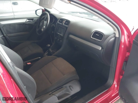 2011 Volkswagen Golf TDI with VIN WVWNM7AJ1BW165047, listed as a IAAI auction lot 41706792 with 197,674 mi miles. Bid and sale history available at carsss.com. Image 5.