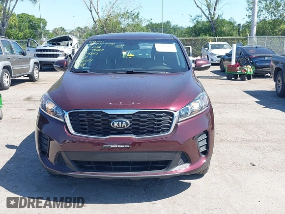 2019 Kia Sorento LX with VIN 5XYPGDA39KG576807, listed as a IAAI auction lot 42063866 with 53,899 mi miles. Bid and sale history available at carsss.com. Image 12.