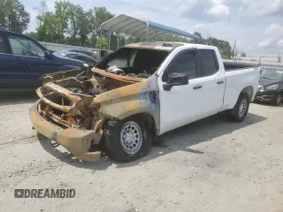2020 Chevrolet Silverado 1500 Work Truck with VIN 1GCRYAEF0LZ267397, listed as a Copart auction lot 88936745 with 0 mi miles and Salvage Title. Bid and sale history available at carsss.com. Image 1.