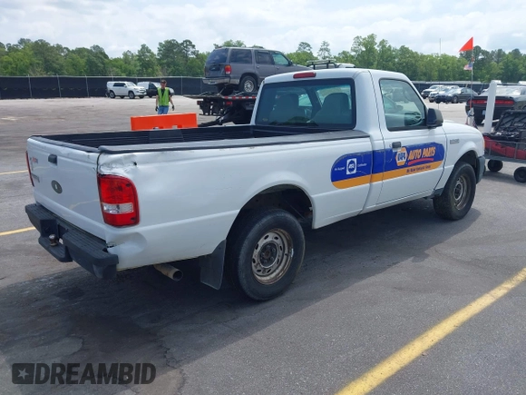 2007 Ford Ranger XL Fleet with VIN 1FTYR10E77PA06289, listed as a IAAI auction lot 42131712 with 340,000 mi miles. Bid and sale history available at carsss.com. Image 4.
