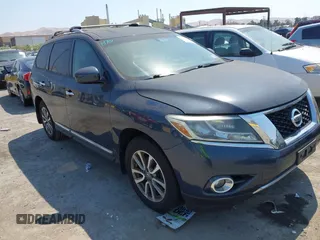 2013 Nissan Pathfinder Platinum with VIN 5N1AR2MM9DC655065, listed as a IAAI auction lot 42698219 with 113,545 mi miles and . Bid and sale history available at DreamBid. Image 1.