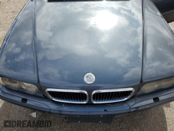 2001 BMW 7 Series 740iA with VIN WBAGG83421DN81922, listed as a Copart auction lot 76192094 with 0 mi miles and Clean Title. Bid and sale history available at carsss.com. Image 11.