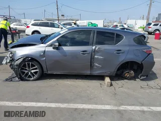 2015 Lexus CT 200h Hybrid with VIN JTHKD5BH0F2215015, listed as a IAAI auction lot 41824227 with 1 mi miles. Bid and sale history available at carsss.com. Image 14.