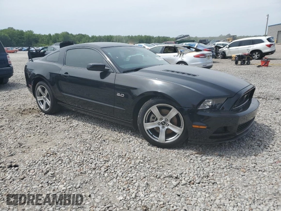 2014 Ford Mustang GT with VIN 1ZVBP8CF3E5308631, listed as a Copart auction lot 56112365 with 54,165 mi miles and Salvage title. Bid and sale history available at DreamBid. Image 4.