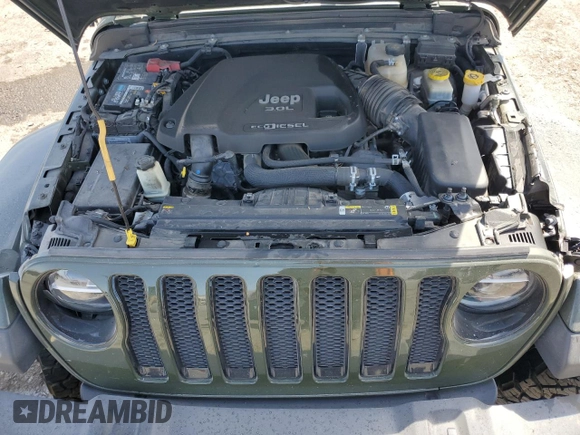 2021 Jeep Wrangler Unlimited Sahara Altitude с VIN 1C4HJXEM0MW655802, выставлен на аукционе Copart как лот 53337225 с пробегом 48 130 миль миль и Списание • Salvage title. История ставок и продаж доступна на DreamBid. Изображение 12.