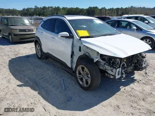 2023 Hyundai Kona SEL with VIN KM8K32AB8PU046170, listed as a IAAI auction lot 41633838 with 34,644 mi miles. Bid and sale history available at carsss.com. Image 1.