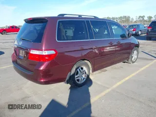 2007 Honda Odyssey EX with VIN 5FNRL38487B440275, listed as a IAAI auction lot 41588030 with 280,937 mi miles. Bid and sale history available at carsss.com. Image 4.
