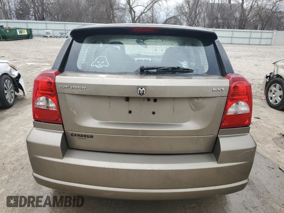 2008 Dodge Caliber SXT with VIN 1B3HB48B38D670898, listed as a Copart auction lot 53401785 with 188,947 mi miles and Non Repairable. Bid and sale history available at carsss.com. Image 6.