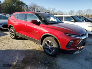 2025 Chevrolet Blazer LT with VIN 3GNKBHR42SS138035, listed as a Copart auction lot 87947255 with 3,344 mi miles and Clean Title. Bid and sale history available at carsss.com. Image 4.