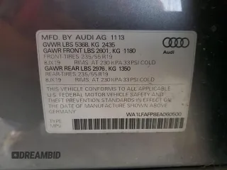 2014 Audi Q5 Premium Plus with VIN WA1LFAFP8EA060500, listed as a Copart auction lot 62337165 with 97,598 mi miles and Salvage title. Bid and sale history available at DreamBid. Image 13.