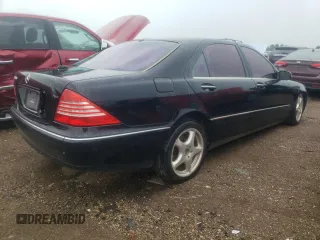 2004 Mercedes-Benz S-Class with VIN WDBNG75J34A416313, listed as a Copart auction lot 60552654 with 0 mi miles and Clean Title. Bid and sale history available at carsss.com. Image 3.