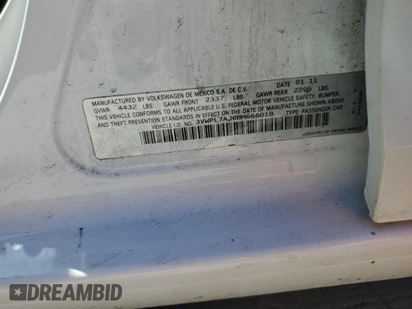 2011 Volkswagen Jetta SportWagen TDI with VIN 3VWPL7AJ0BM666018, listed as a Copart auction lot 50596825 with 133,948 mi miles and Salvage Title. Bid and sale history available at carsss.com. Image 14.