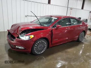 2017 Ford Fusion Hybrid Titanium z VIN 3FA6P0RU2HR394713, wystawiony jako Copart lot #56070815 z przebiegiem 95 098 mil mil oraz Szkoda całkowita • Salvage title. Historia ofert i sprzedaży dostępna na DreamBid. Obrazek 1.