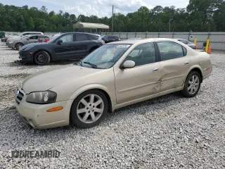 2003 Nissan Maxima GLE z VIN JN1DA31A83T415385, wystawiony jako Copart lot #56689785 z przebiegiem 228 358 mil mil oraz Szkoda całkowita • Salvage title. Historia ofert i sprzedaży dostępna na DreamBid. Obrazek 1.
