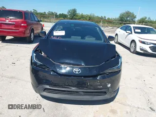 2023 Toyota Prius LE with VIN JTDACAAU9P3007704, listed as a IAAI auction lot 42037372 with 36,276 mi miles. Bid and sale history available at carsss.com. Image 12.