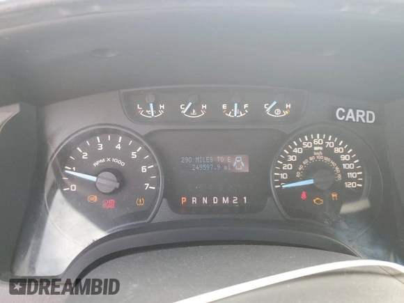 2011 Ford F-150 XL with VIN 1FTMF1CM6BFD25076, listed as a Copart auction lot 50706195 with 249,597 mi miles and Salvage Title. Bid and sale history available at DreamBid. Image 9.