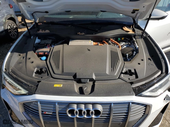 2023 Audi e-tron Sportback S line Premium Plus with VIN WA12AAGE8PB007462, listed as a Copart auction lot 84745814 with 15,897 mi miles and Salvage Title. Bid and sale history available at carsss.com. Image 11.