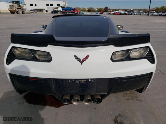 2016 Chevrolet Corvette Z06 2LZ with VIN 1G1YS2D67G5612192, listed as a Copart auction lot 83853334 with 33,808 mi miles and Salvage Title. Bid and sale history available at carsss.com. Image 6.