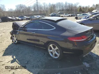 2017 Mercedes-Benz C 300 with VIN WDDWJ4KB6HF452935, listed as a Copart auction lot 46582135 with Not Provided miles and Salvage Title. Bid and sale history available at DreamBid. Image 2.