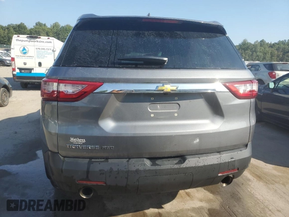 2018 Chevrolet Traverse LS with VIN 1GNEVFKW2JJ234283, listed as a Copart auction lot 69042414 with 0 mi miles and Salvage Title. Bid and sale history available at carsss.com. Image 6.