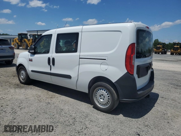 2020 Ram ProMaster City Cargo Tradesman with VIN ZFBHRFAB0L6P83014, listed as a Copart auction lot 57823935 with 58,429 mi miles and Salvage title. Bid and sale history available at DreamBid. Image 2.