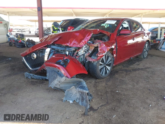 2020 Nissan Altima SV with VIN 1N4BL4DV4LN319458, listed as a IAAI auction lot 42160543 with 62,307 mi miles and . Bid and sale history available at DreamBid. Image 2.