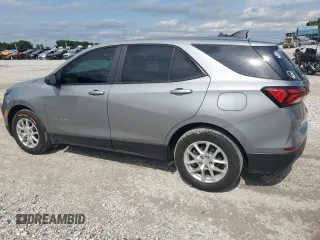 2023 Chevrolet Equinox LS z VIN 3GNAXHEG7PL174964, wystawiony jako Copart lot #58373315 z przebiegiem 34 175 mil mil oraz Szkoda całkowita • Salvage title. Historia ofert i sprzedaży dostępna na DreamBid. Obrazek 2.