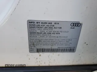 2015 Audi Q3 Prestige with VIN WA1FFCFS3FR001175, listed as a Copart auction lot 76915744 with 75,428 mi miles and Salvage title. Bid and sale history available at DreamBid. Image 15.